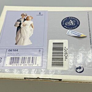 Lladro Wedding Bells Figurine Bride Groom Vintage 1990